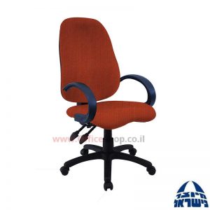 כסא מזכירה דגם Romi + מושב ארגונומי כולל ידיות סהר