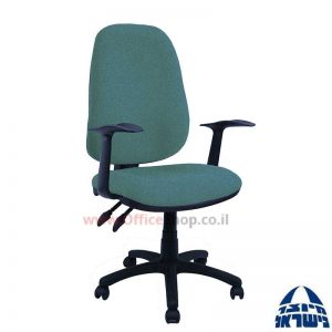 כסא מזכירה משרדי דגם Romi כולל ידיות ארגונומיות