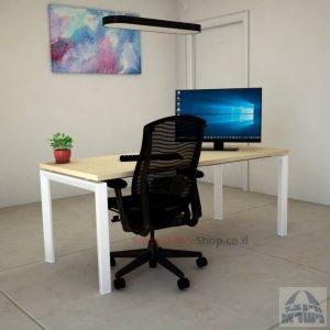 Sapir: שולחן כתיבה משרדי מפואר רגל לבנה