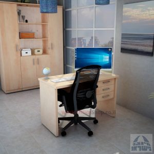 שולחן משרדי מעוצב דגם שרתון כולל 3 מגירות לאחסון 
