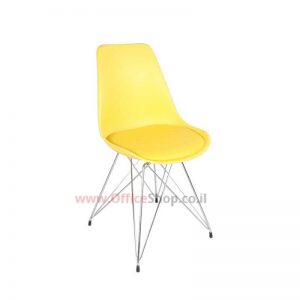 כסא אורח מרופד דגם SMART פלסטיק צבעוני