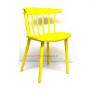 כסא אורח דגם קלאסיק פלסטיק שחור או צהוב