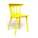 כסא אורח דגם קלאסיק פלסטיק שחור או צהוב